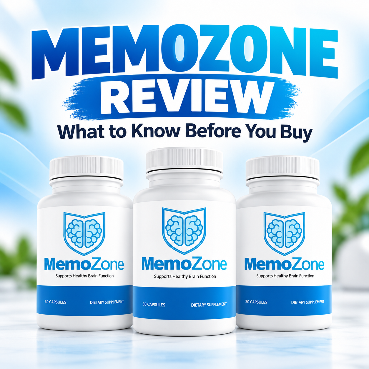 MemoZone official supplement overview